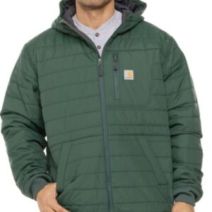 Nwt Carhartt Rain Defender Relaxed Fit Lightweight Hooded Jacket Sz Xl T